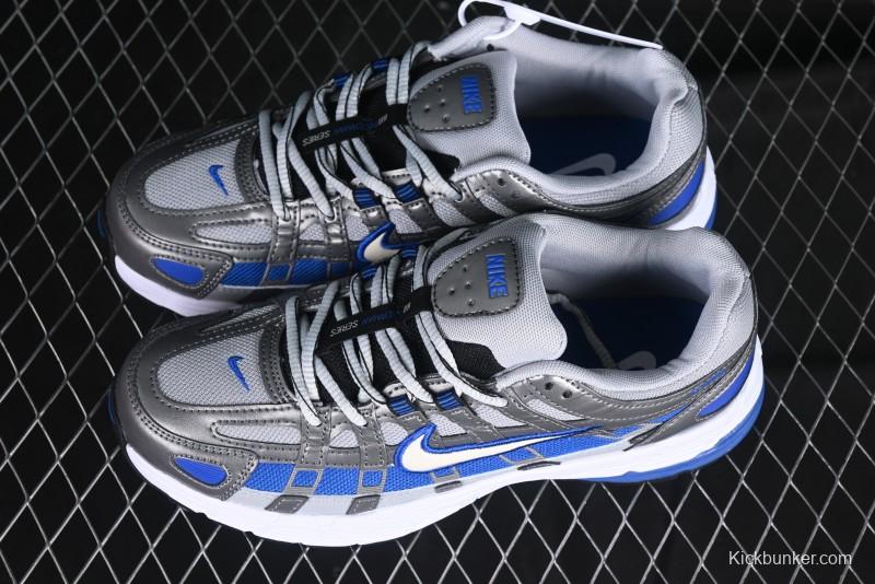Nike P-6000 PRM Retro Casual Dad Shoes with Layered Design and Lightweight Construction - BV1021-006