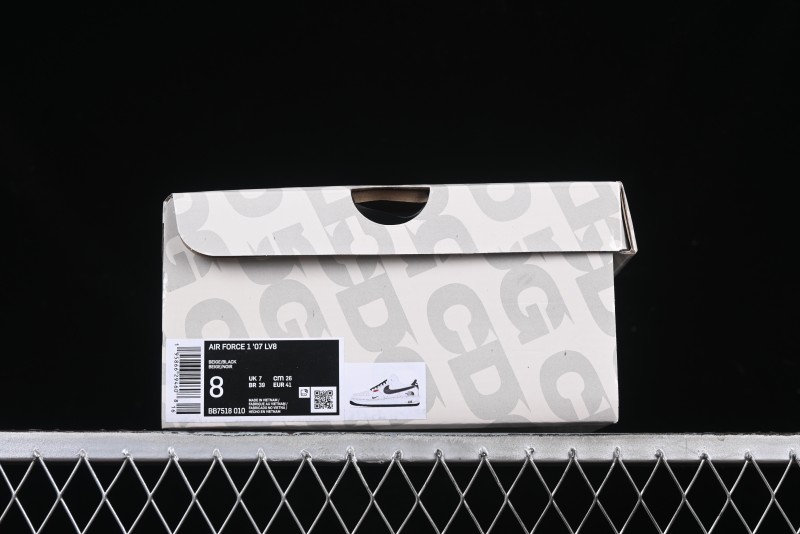 Nike Air Force 1'07 Low The North Face Collaboration Beige Black Red Label Casual Sneakers - BB7518-010