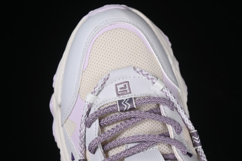 Fila Fusion Retro Mars Running Shoes with Lace-Up Design and Cushioned Sole - F12W432101FGO