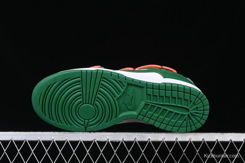Off-White x Futura x Nike Dunk Low OW Collaboration Sneakers - CT0856-100