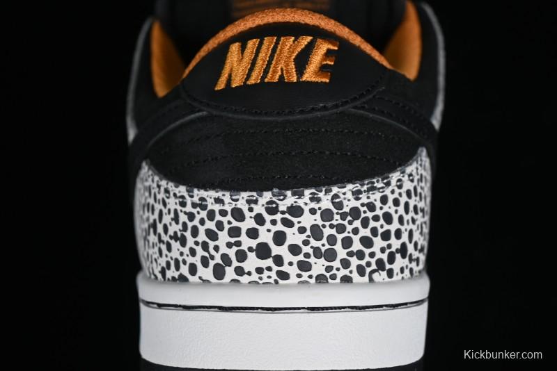 Nike SB Dunk Low Safari "Olympics" Stone Pattern SB Low Top Casual Sneakers - FZ1233-002