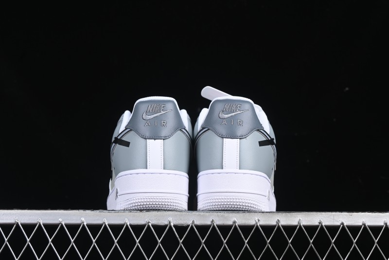 Nike Air Force 1 '07 Low Hand-Painted Broken Hook Casual Sneakers - CV2288-011