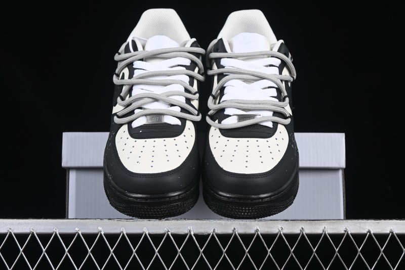 Nike Air Force 1'07 Low Star Graffiti Hand-Painted Casual Sneakers with Full-Length Air Cushion - XV7981-476
