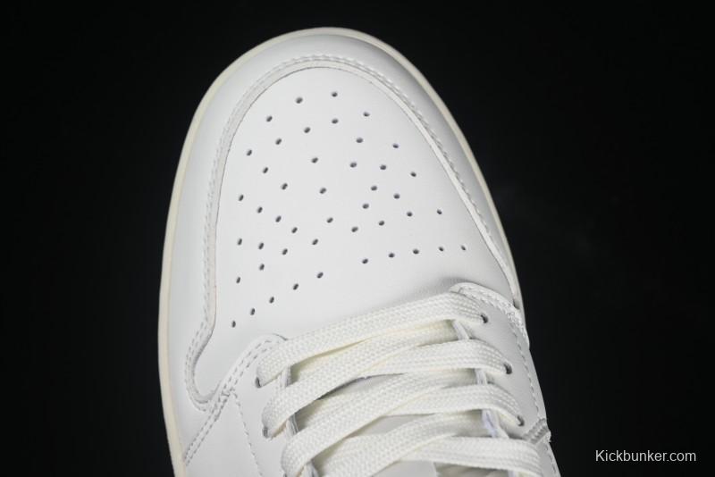 Nike Air Jordan 1 Low AJ1 White Red Low Top Casual Sneakers - HJ9338-106