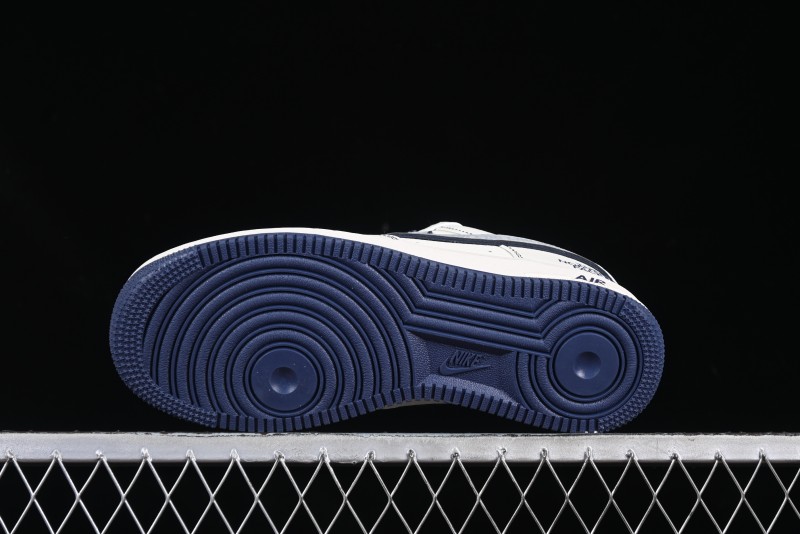 Nike Air Force 1 '07 Low The North Face x COMME des GARÇONS Navy Blue Line Casual Sneakers - HH7518-051