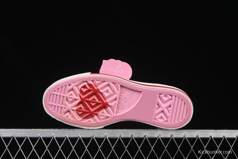 Converse Chuck 70 Valentine's Day Rose High Top Casual Sneakers - A14798C