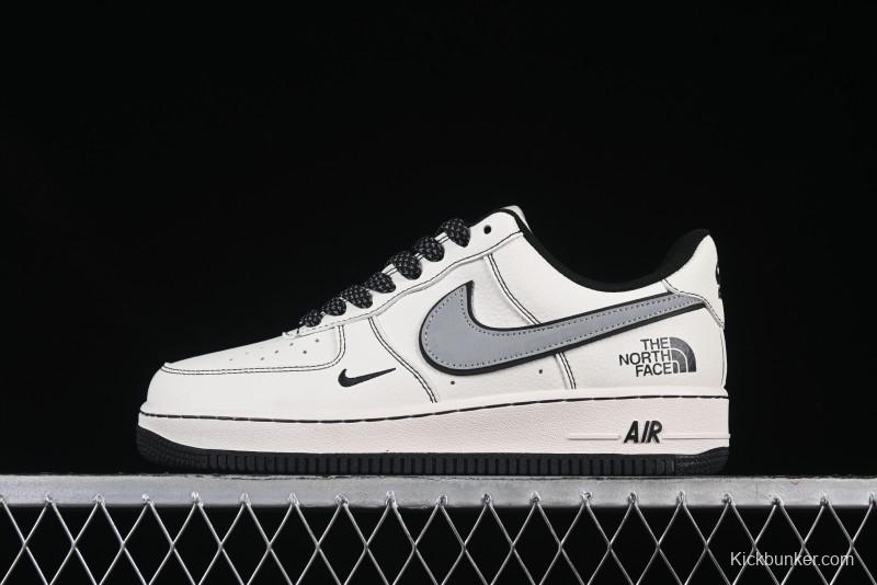 Nike Air Force 1 '07 Low The North Face x Comme des Garçons Black White Line Casual Sneakers - HH7518-050