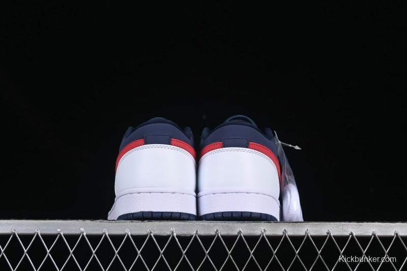Nike Air Jordan 1 Low AJ1 Patriot Blue Red Low-Top Casual Lifestyle Sneakers - CZ8454-400