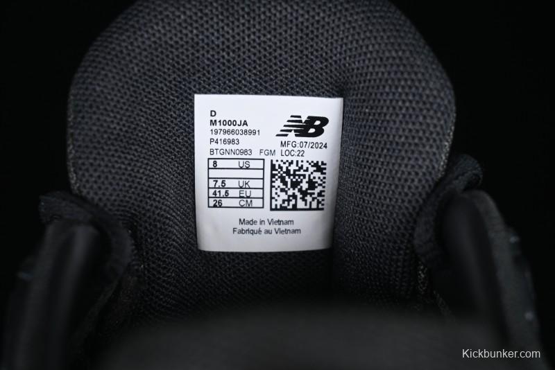 New Balance 1000 Series Retro Dad Style Low-Top Casual Running Shoes - M1000JA