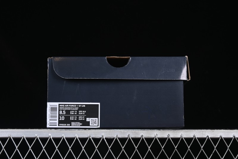 Nike Air Force 1'07 Low Casual Sneakers with Full-Length Air Cushion - HV6526-200