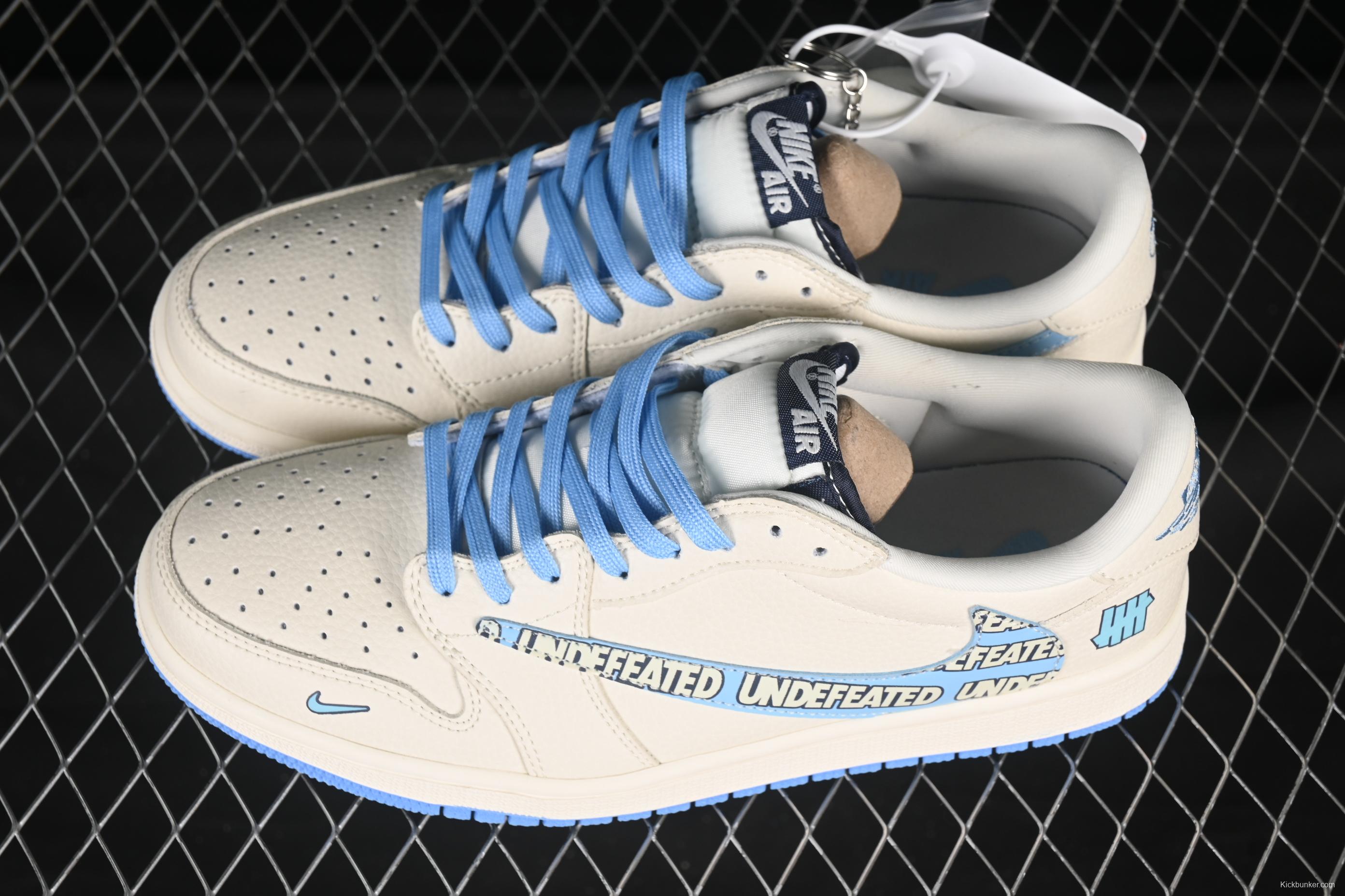 Nike Travis Scott x Fragment Design x Air Jordan 1 Low OG SP AJ1 UN Collaboration Sneakers - LD2025-013