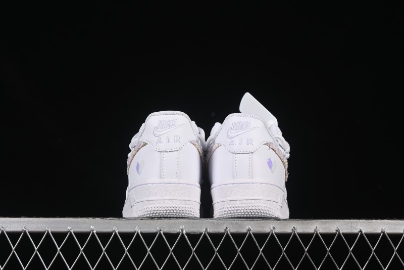 Nike Air Force 1'07 Low Purple Chanel-Inspired Casual Sneakers - DH9999-556