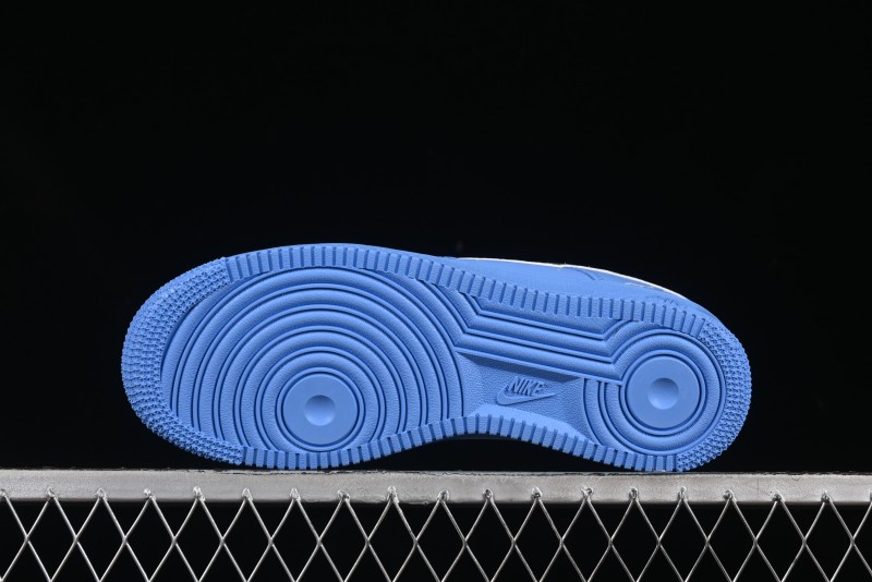 Nike Air Force 1'07 Low Casual Sneakers in Iceland Blue with Full-Length Air Cushion - ZH0316-070