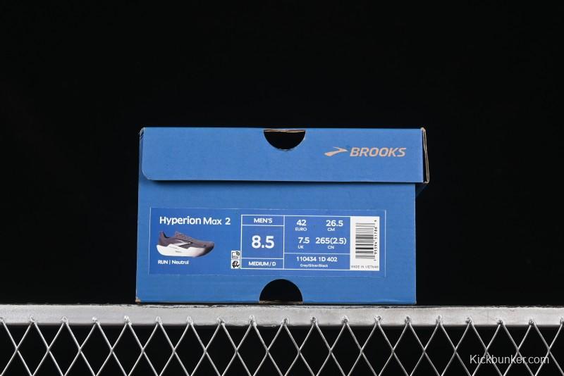 Brooks Hyperion Max 2 Cushioned Racing Shoes for Marathon - 1104341D402