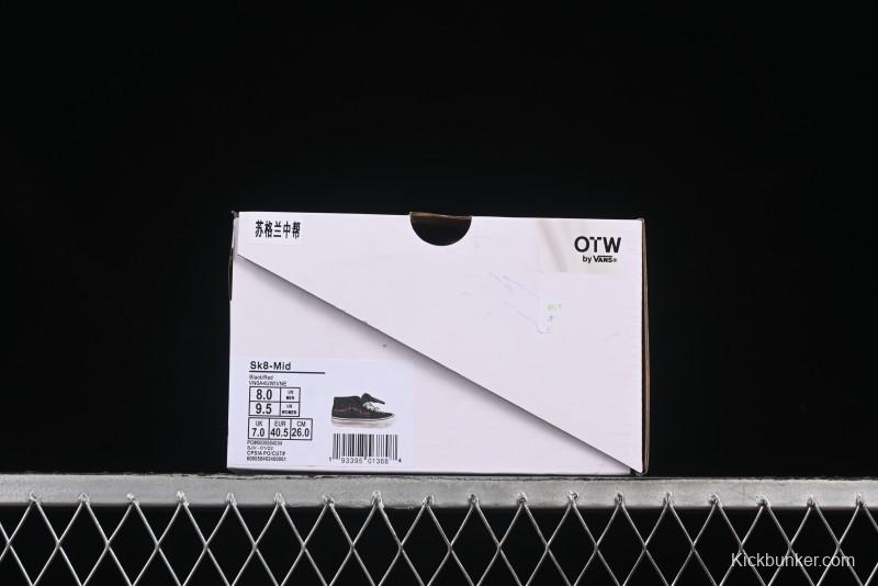 Vans Sk8-Mid Anaheim Collection Scottish Plaid Casual Low-Top Canvas Shoes - VN0A4UWIVNE