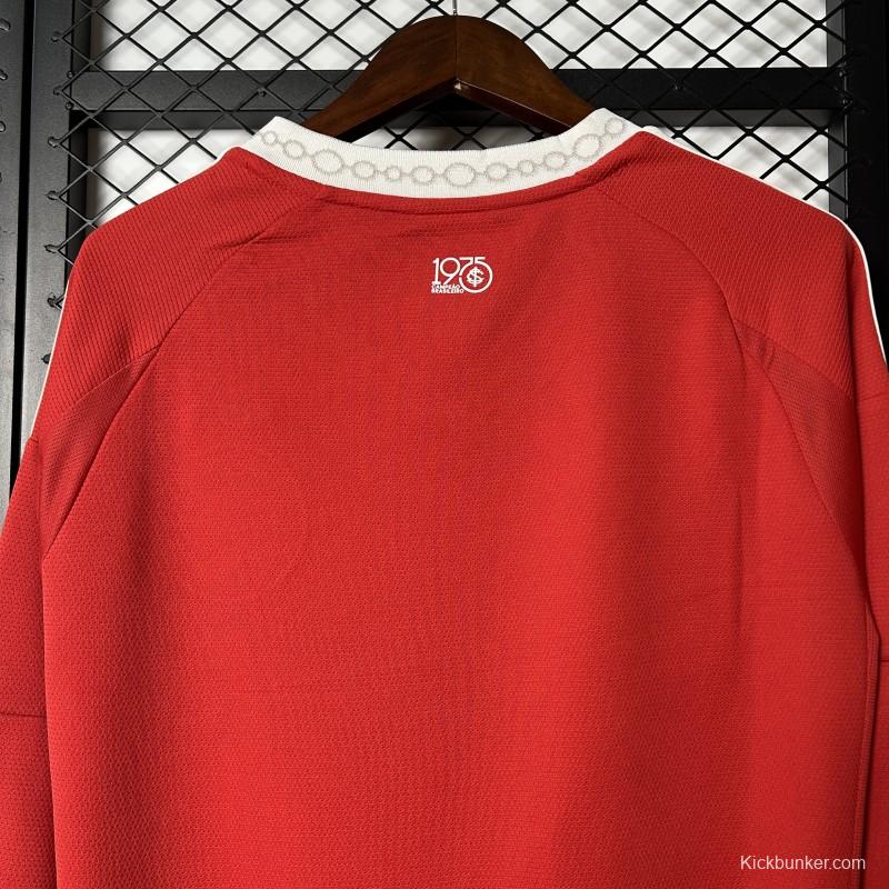 25/26 Long Sleeve Brazil SC Internacional Home Jersey