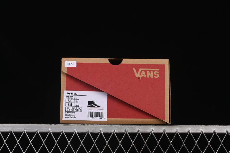 Fear of God x Vans Sk8-Hi High-Top Sneakers in Minimalist Black/White - VN0A2XS1ML5