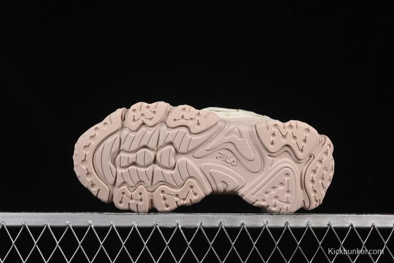 Fila Heritage Fluid Cat Paw 5.0 Vintage Dad Shoes with Lace-Up Design - F12W432101FAP