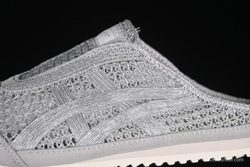 Onitsuka Tiger Mexico 66 Sabot Slip-On Shoes with Breathable Mesh Upper - 1183A707-020