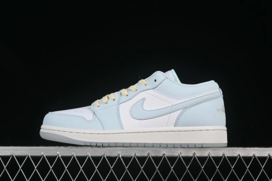 Nike Air Jordan 1 Low AJ1 Mint Blue Low-Top Casual Lifestyle Sneakers - HJ5999-400
