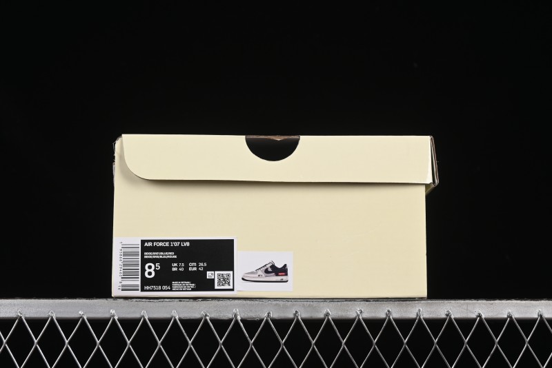 Nike Air Force 1 '07 Low Supreme Collaboration Grey Blue Casual Sneakers - HH7518-054