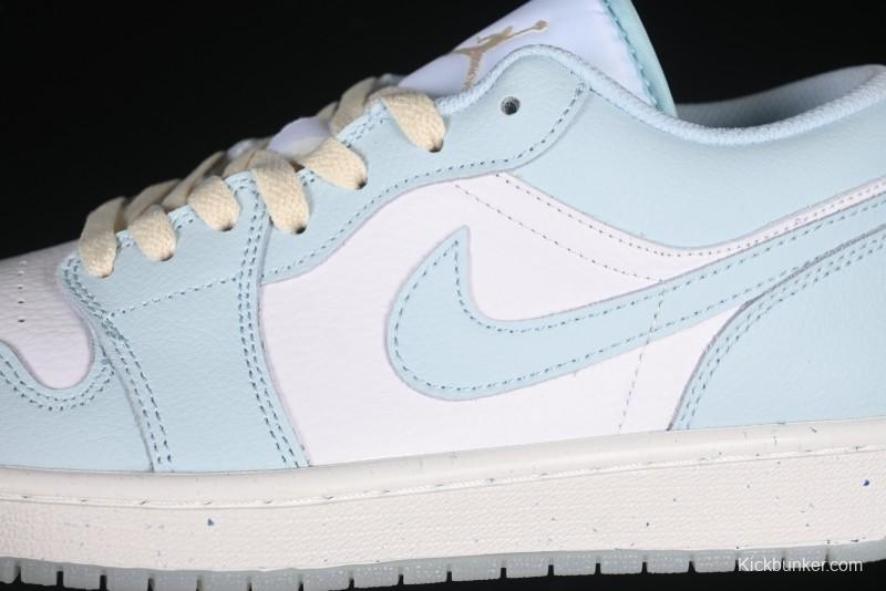 Nike Air Jordan 1 Low AJ1 Mint Blue Casual Lifestyle Sneakers - HJ5999-400