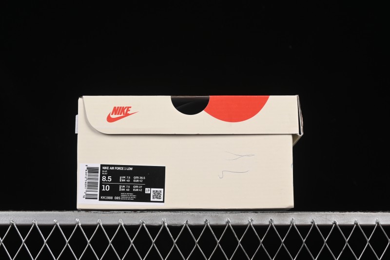 Nike Air Force 1'07 Low Gucci Collaboration Navy Blue Casual Sneakers - KK1988-085
