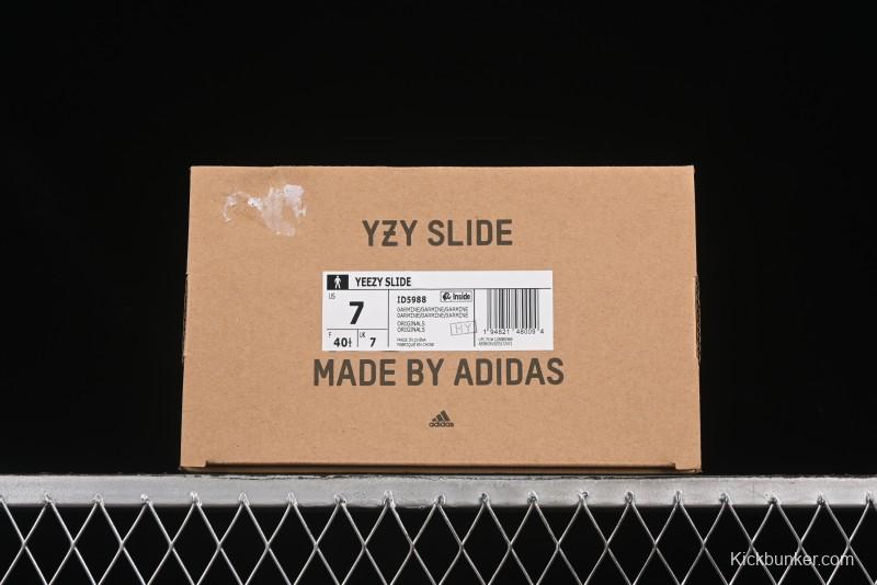 Adidas Yeezy Slide Comfortable Slippers with EVA Foam and Grooved Sole Design - ID5988