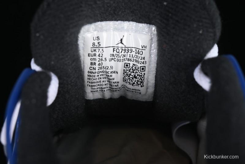 Nike Air Jordan 4 Remastered Sneakers with Textile Mesh Leather and Suede Upper - FQ7939-140