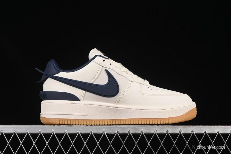 Nike Air Force 1 '07 Low Gucci Collaboration Large Swoosh Gum Sole Casual Sneakers - XS3464-576