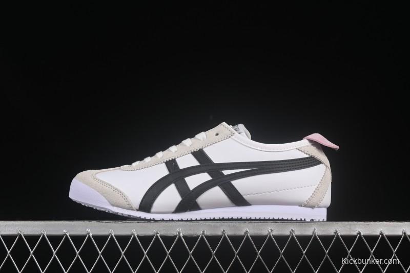 Onitsuka Tiger Mexico 66 Low-Top Leather Sneakers for Casual Running - 1183C380-100