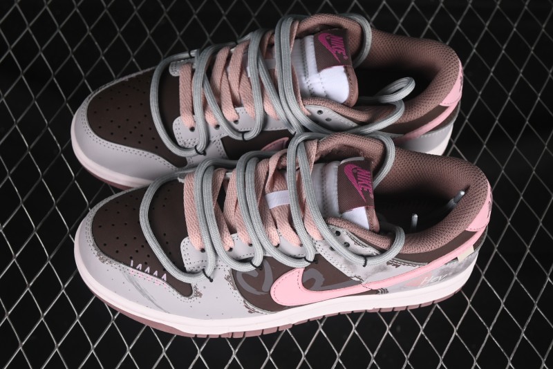 Nike Dunk Low Koala Party Pink Dream Deconstructed Low-Top Casual Sneakers - FZ3611-208