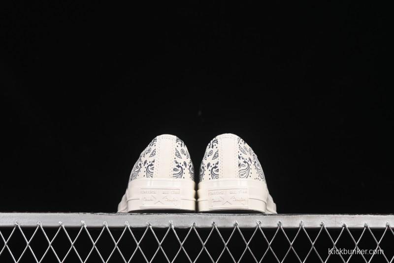 Converse Chuck 1970s Low Top Casual Sneakers with Paisley Pattern - A15752C