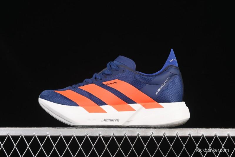 Adidas Adizero Adios 4 Running Shoes Lightweight Breathable Low-Top - JR6370