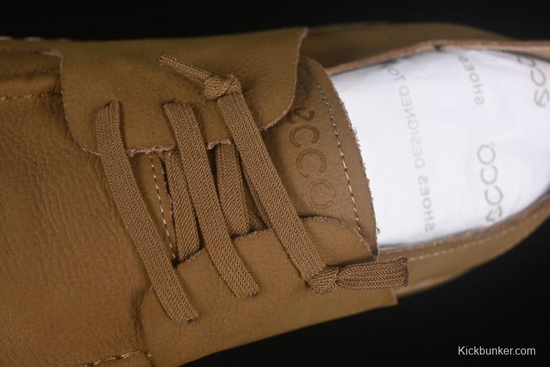 ECCO AT.KOLLEKTIVE Unisex Slip-On Kangaroo Leather Casual Shoes with Norwegian Welt Construction - 63673101002