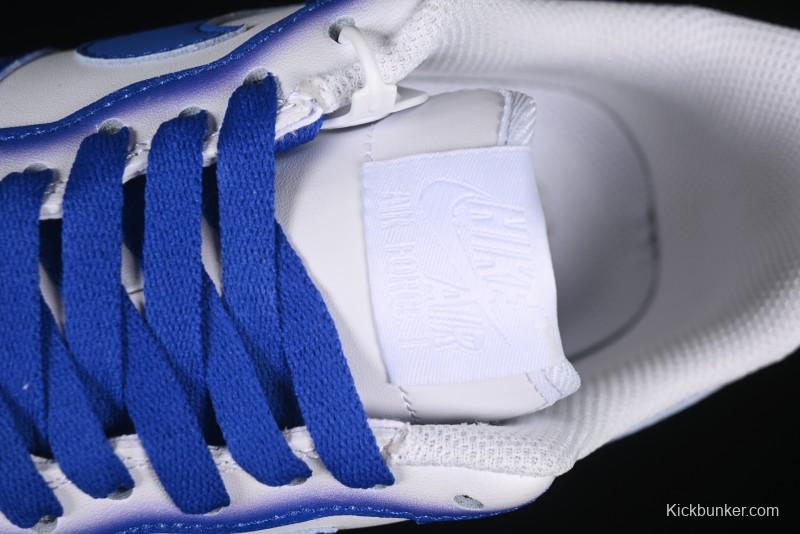 Nike Air Force 1'07 Low Blue Planet Casual Sneakers with Full-Length Air Cushion - ZH0316-079