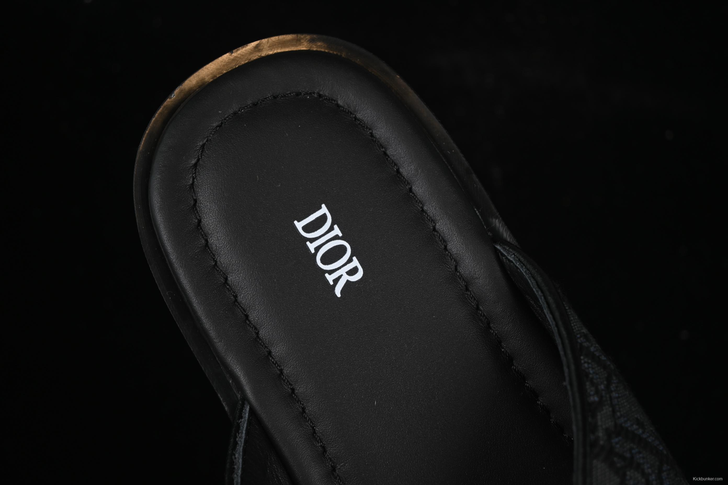 Dior Alias Oblique Summer Men's Lace-Up Casual Sandals with Cross-Strap Design - 3SA126ZSA