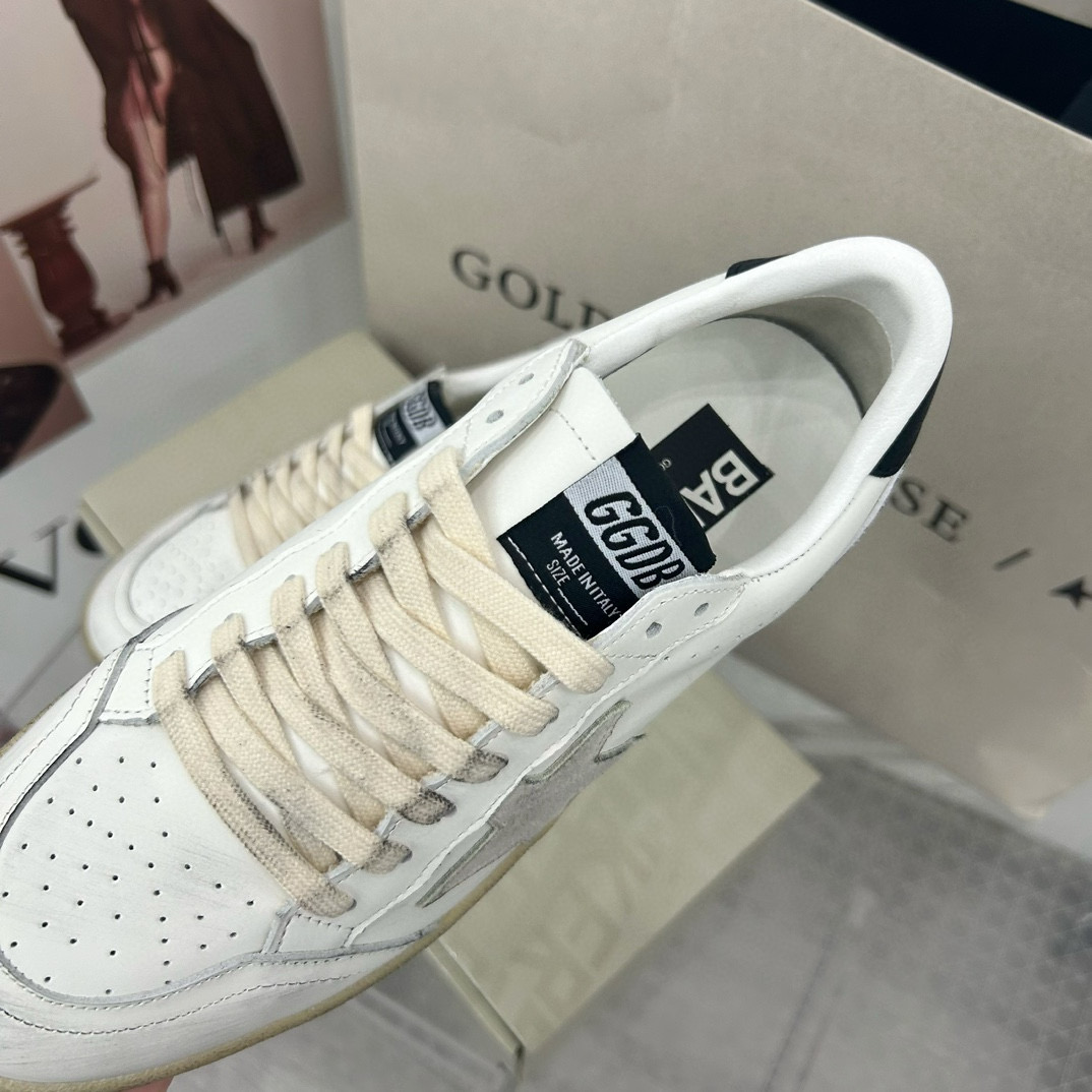 2024 Unisex GGDB White Black Leather Suede Sneakers