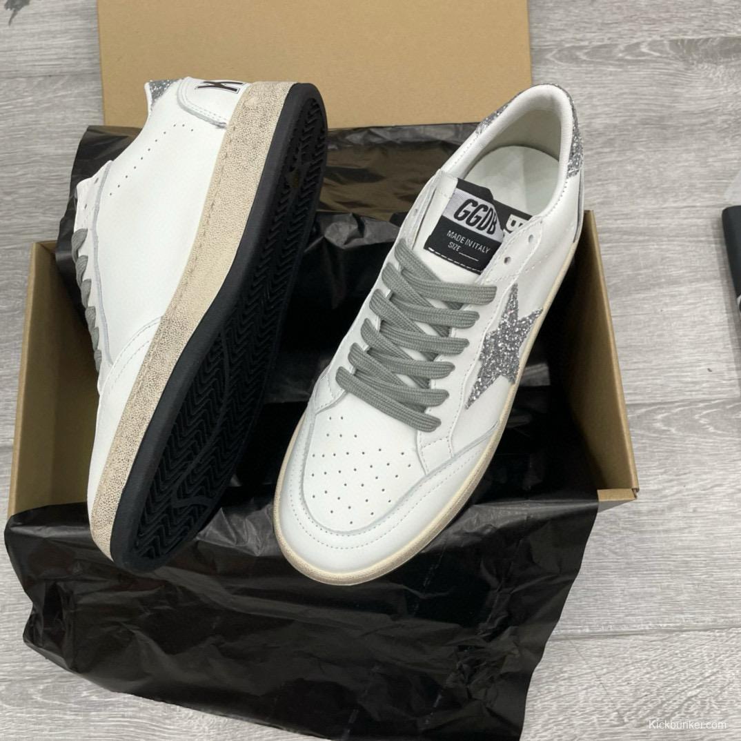 2024 Unisex GGDB White Grey Leather Sneakers MJ00260