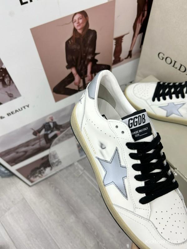 2024 Unisex GGDB White Grey Leather Sneakers MJ00260