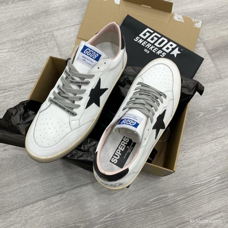 2024 Unisex GGDB White Black Leather Sneakers MJ00260