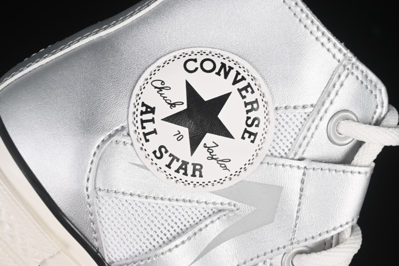 Converse Chuck 1970s Future Silver High-Top Casual Sneakers - A15187C