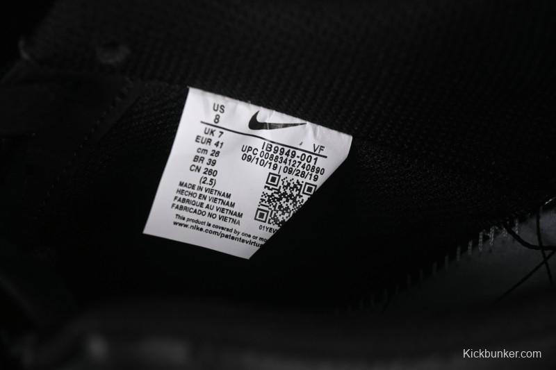 Nike Comme Des Garcons Air Force 1 Low Casual Sneakers with Full-Length Air Cushion - IB9949-001