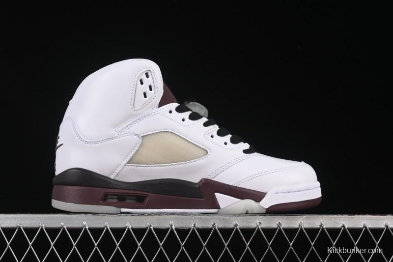 Nike A Ma Maniere x Air Jordan 5 Retro Basketball Shoes with Violet Ore Design - IB1528-100