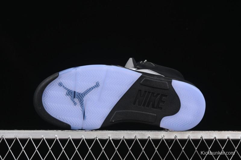 Nike Air Jordan 5 Black Metallic Reimagined Basketball Shoes HF3975-001