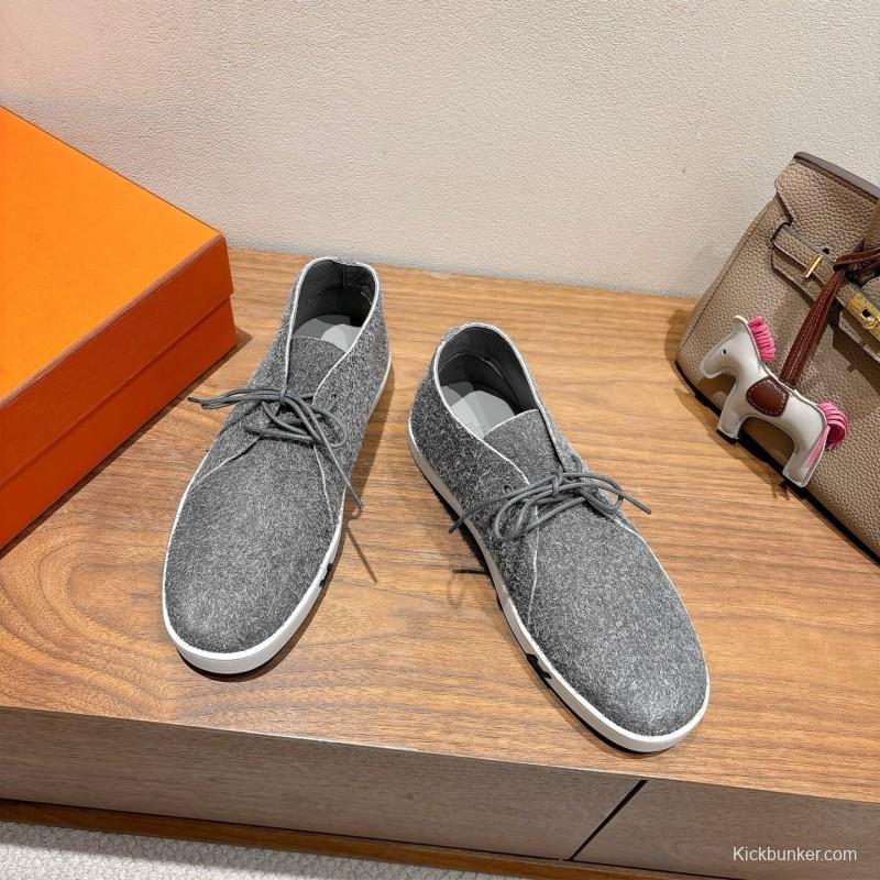 2025 Unisex H Grey Felt Boots AS00380