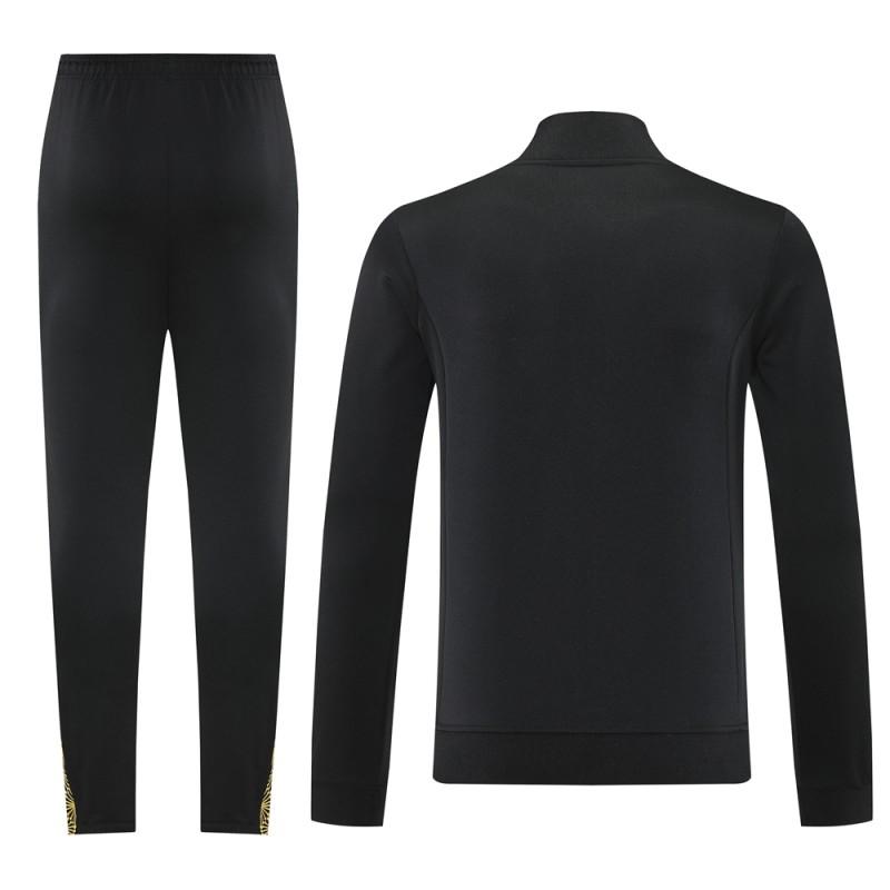 2025 Adidas Black Full Hoodie Zipper Jacket +Long Pants