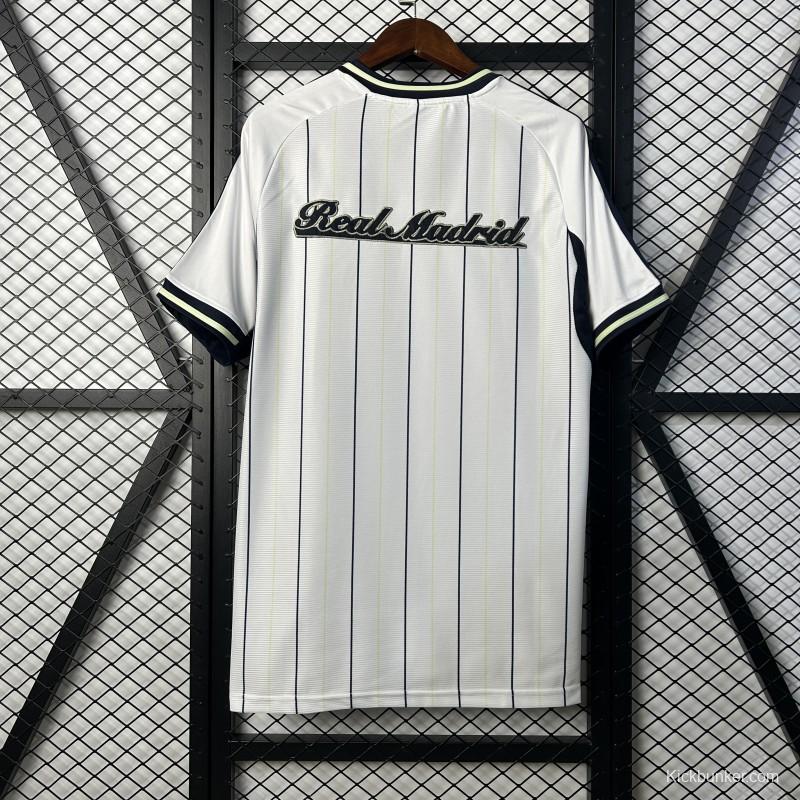 25/26 Real Madrid US Pack Baseball Jersey