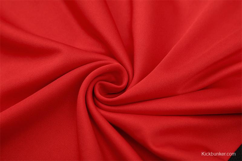 Retro 03/04 AC Milan Red Half Zipper Jacket