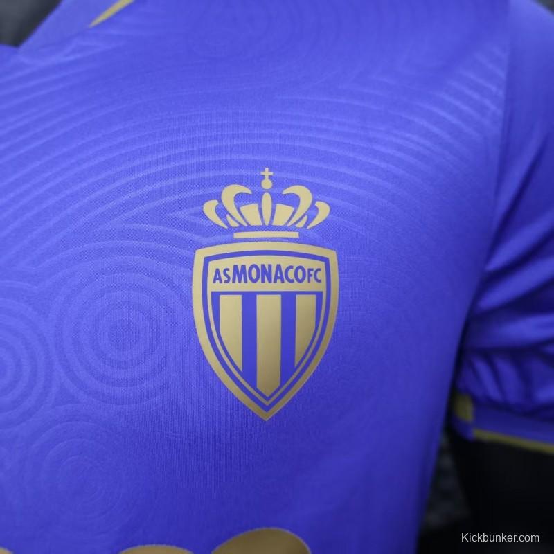 Player Version 25/26 Monaco Away Blue Jersey